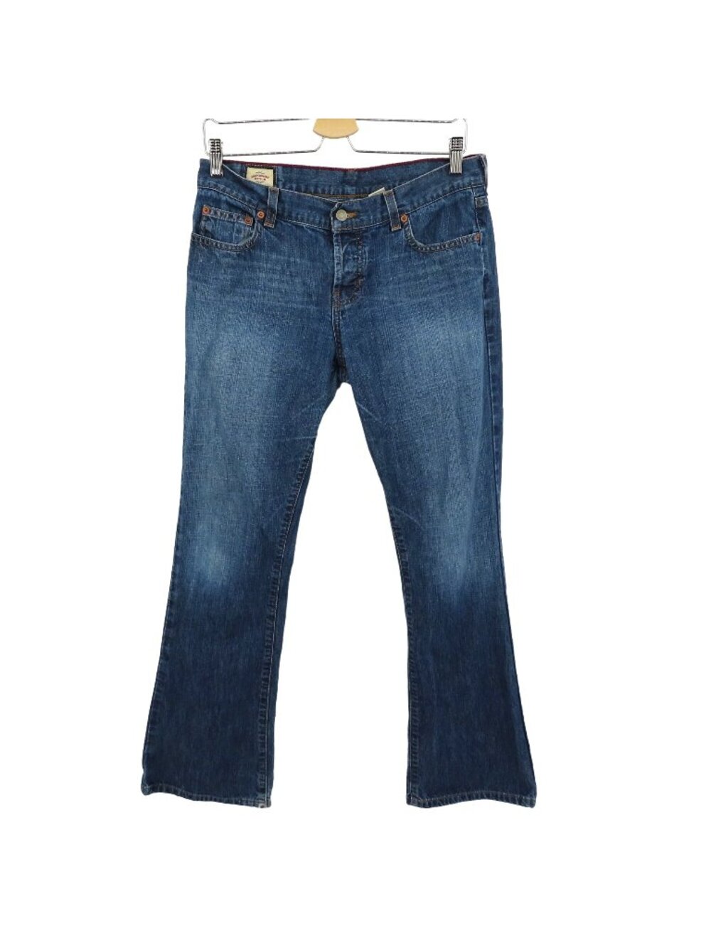 Abercrombie and Fitch Women 6 Regular Blue Denim Bootcut Boot Jeans Cotton Y2K